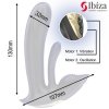 IBIZA - WEARABLE VIBRATOR WITH G-SPOT AND CLITORIS STIMULATION WITH REMOTE CONTROL